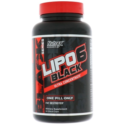 Жироспалювач Nutrex Research Lipo-6 Black Ultra Concentrate, 60 капсул