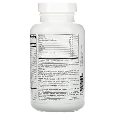 Комплекс при стрессе Source Naturals Hi-Stress B&C, 120 таблеток