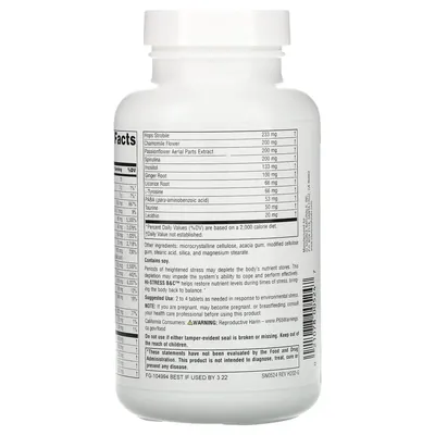 Комплекс при стресі Source Naturals Hi-Stress B & C, 120 таблеток