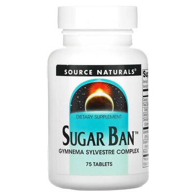 Комплекс для понижения сахара в крови Source Naturals Sugar Ban, 75 таблеток