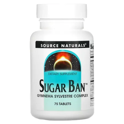 Комплекс для зниження цукру в крові Source Naturals Sugar Ban, 75 таблеток