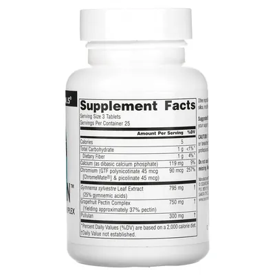 Комплекс для зниження цукру в крові Source Naturals Sugar Ban, 75 таблеток