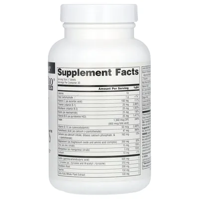 Підтримка нервової системи Source Naturals Calm Thoughts, 90 таблеток