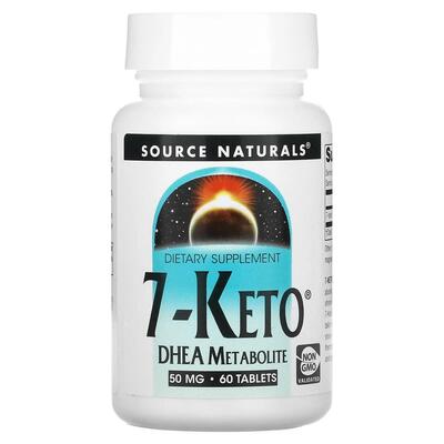 7-Кето ДГЭА Source Naturals 7-Keto DHEA Metabolite 50 мг, 60 таблеток