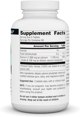 Кальцій цитрат Source Naturals Calcium Citrate, 180 таблеток