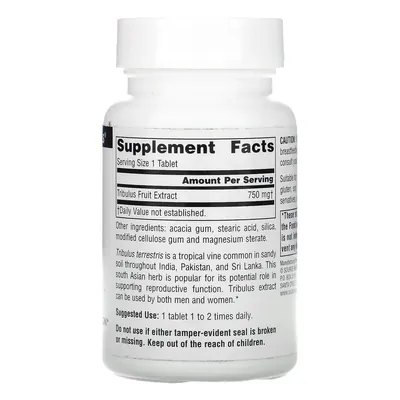 Трибулус екстракт Source Naturals Tribulus Extract, 750 мг, 60 таблеток