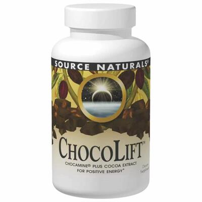 Экстракт шоколада Source Naturals ChocoLift 500 мг, 60 капсул