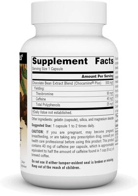 Экстракт шоколада Source Naturals ChocoLift 500 мг, 60 капсул
