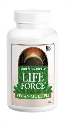 Витаминно-минеральный комплекс Source Naturals Life Force Vegan Multiple, 60 таблеток