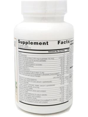 Витаминно-минеральный комплекс Source Naturals Life Force Vegan Multiple, 60 таблеток