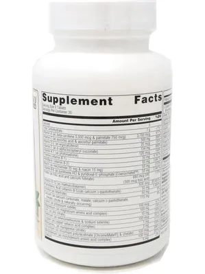 Вітамінно-мінеральний комплекс Source Naturals Life Force Vegan Multiple, 60 таблеток