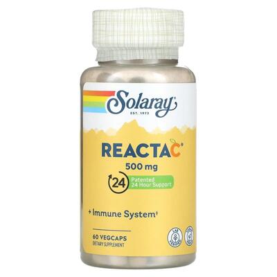 Витамин С комплекс Solaray Reacta-C 500 мг, 60 капсул