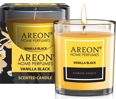 Свічка ароматична Areon Home Perfumes Чорна ваніль
