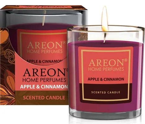 Свічка ароматична Areon Home Perfumes Яблуко-кориця