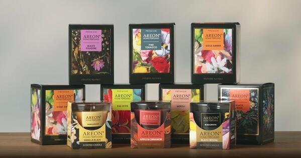 Свічка ароматична Areon Яблуко-кориця