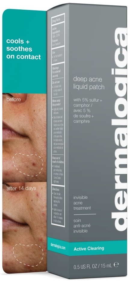 Рідкий пластир Dermalogica Active Clearing Deep Acne Invisible Liquid Patch для лікування акне, 15 мл