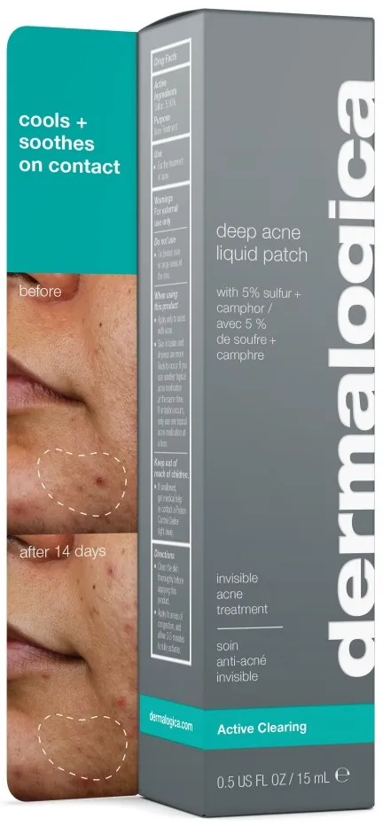 Рідкий пластир Dermalogica Active Clearing Deep Acne Invisible Liquid Patch для лікування акне, 15 мл