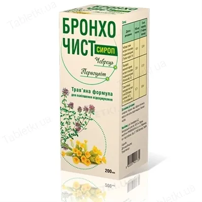 Бронхочист сироп по 200 мл у флак.