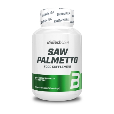 Добавка Biotech Saw Palmetto, 60 mega капсул