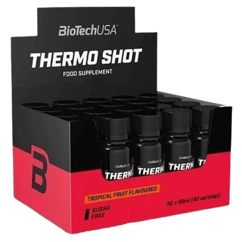 Жироспалювач Biotech Thermo Shot тропічні фрукти, 20 штук по 60 мл