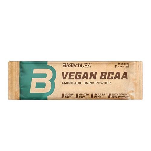Аминокислота Biotech Vegan BCAA peach ice tea, 9 г