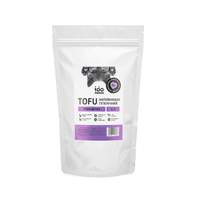 Наполнитель гигиенический 100 Лапок TOFU с ароматом Лаванда, 4 л.