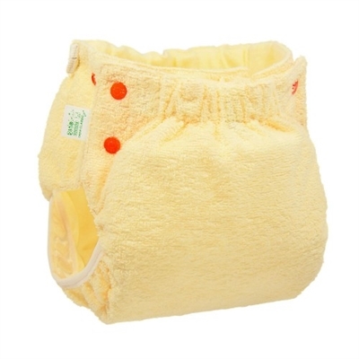 Подгузник Эко Пупс Active Classic многоразовый трикотажный 7-13 кг (72-80) с вкладышем Abso Maxi, желтый