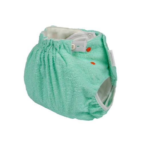 Подгузник Эко Пупс Active Classic многоразовый трикотажный 7-13 кг (72-80) с вкладышем Abso Maxi, зеленый