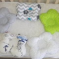 Подушка Lux baby для новонароджених ортопедична, 25 х 30 см