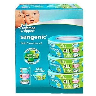 Сменная кассета Tommee Tippee Sangenic, универсальная, 3 штуки