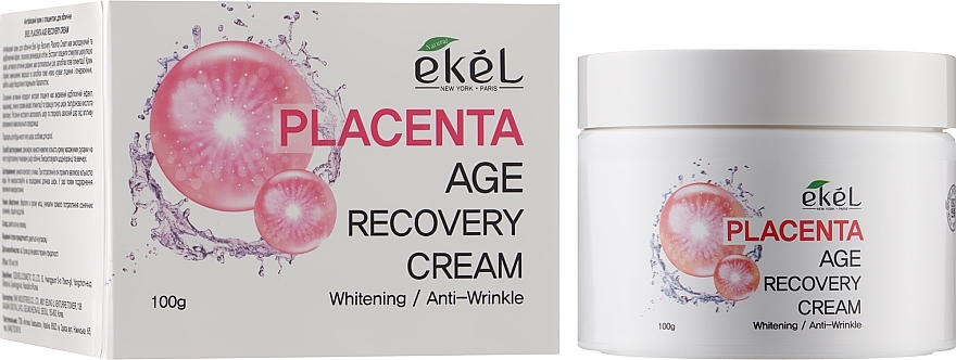 Крем для лица Ekel Age Recovery Placenta антивозрастной с фитоплацентой, 100 мл