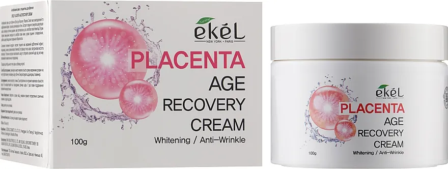Крем для обличчя Ekel Age Recovery Placenta антивіковий з фітоплацентою, 100 мл