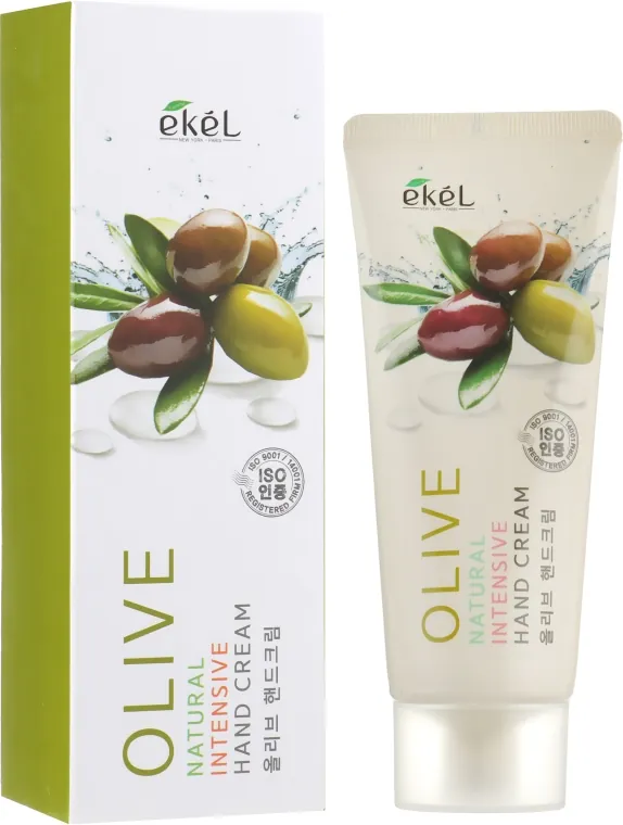 Крем для рук Ekel Natural Intensive Olive з екстрактом оливи, 100 мл