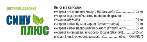 СинуПлюс капсули №20