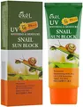 Крем Ekel Snail Sun Block SPF50/PA+++ сонцезахисний з муцином равлика, 70 мл