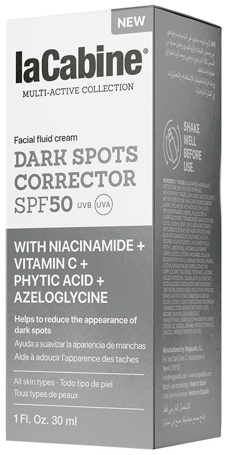 Крем-флюїд для обличчя La Cabine Dark Spots Corrector проти пігментних плям SPF50, 30 мл