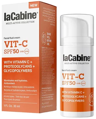 Крем-флюїд для обличчя La Cabine Vit-C з вітаміном С SPF50, 30 мл