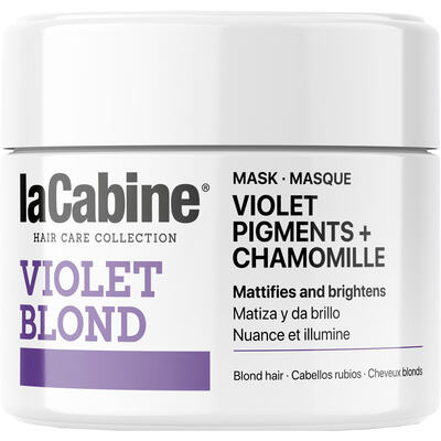 Маска La Cabine Violet Blond с фиолетовыми пигментами для светлых волос, 250 мл