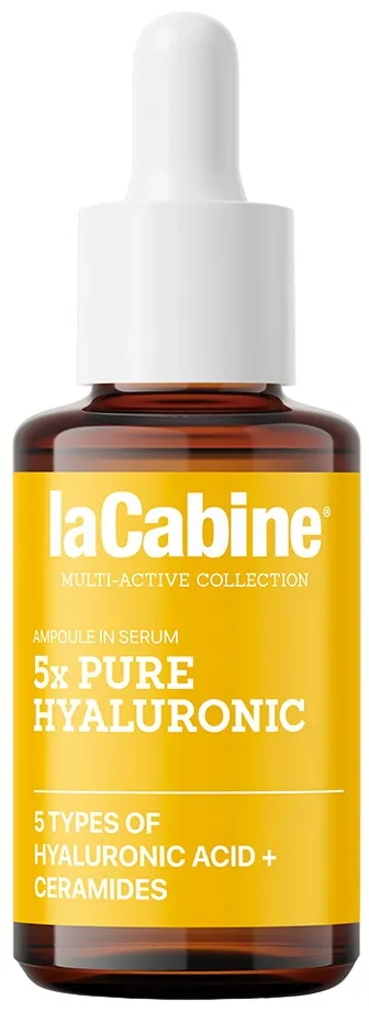 Сироватка для обличчя La Cabine  5x Pure Hyaluronic з 5 гіалуроновими кислотами проти зморшок зволожуюча, 30 мл