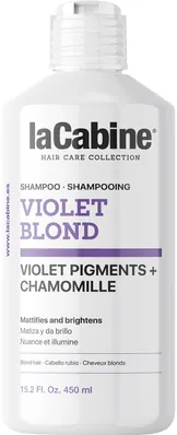 Шампунь La Cabine Violet Blond з фіолетовим пігментом для світлого волосся, 450 мл