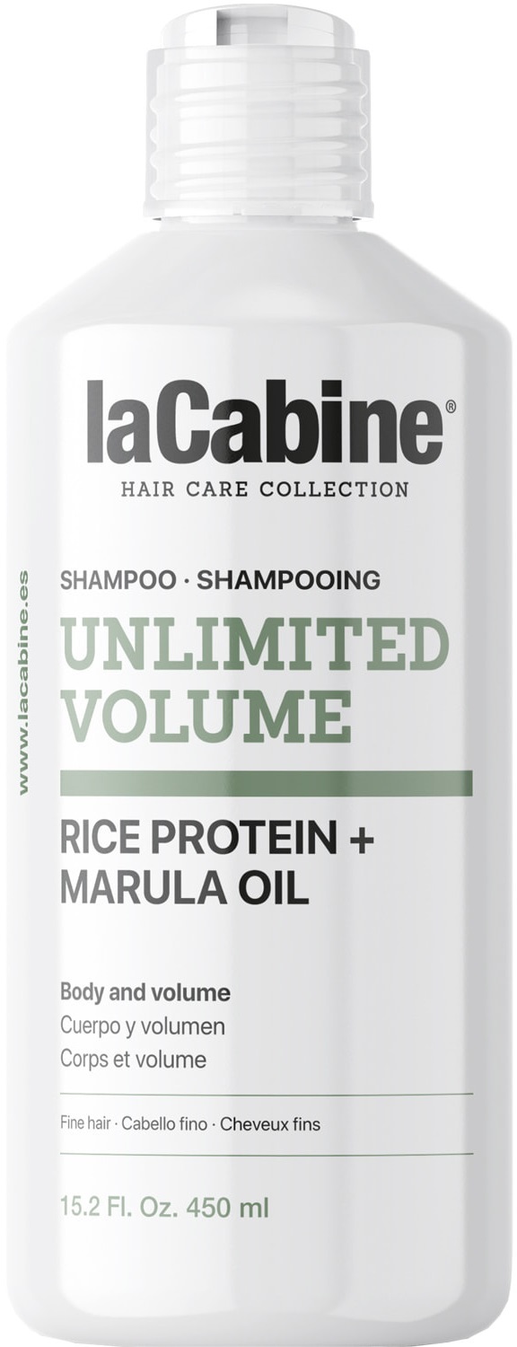 Шампунь La Cabine Unlimited Volume с рисовым протеином для укрепления и объема для тонких волос, 450 мл
