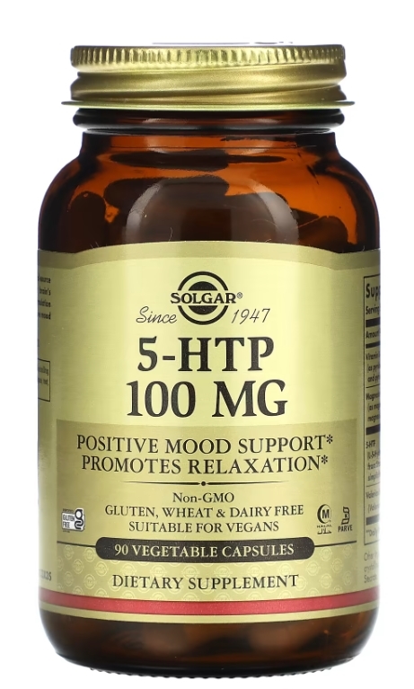 Solgar 5-HTP 100 мг, 90 капсул