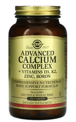Кальцій комплекс Solgar Advanced Calcium Complex таблетки №120