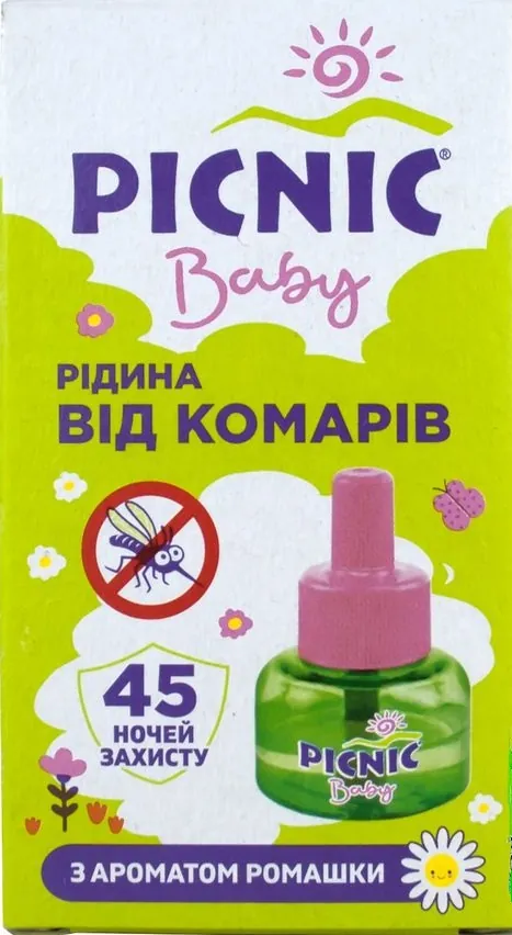 Рідина Picnic Baby від комарів 45 ночей, 30 мл