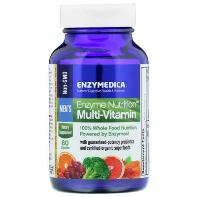 Мультивітаміни для чоловіків Enzymedica Enzyme Nutrition Multi-Vitamin for Men, 60 капсул