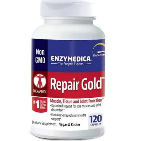 Ферменти для м'язів Enzymedica Repair Gold, 120 капсул