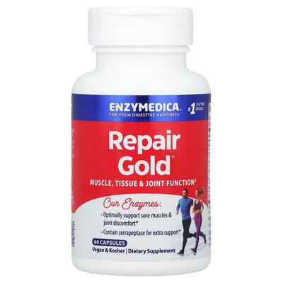 Ферменты для мышц Enzymedica Repair Gold, 60 капсул