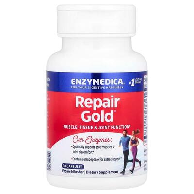 Ферменты для мышц Enzymedica Repair Gold, 30 капсул
