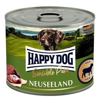 Корм влажный для собак Happy Dog Sensible Pure Neuseeland с ягненком, 200 г