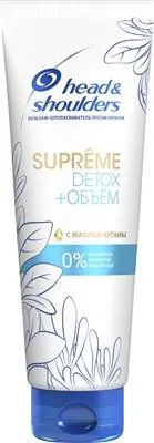 Бальзам-ополіскувач проти лупи Head & Shoulders Supreme Detox+Об'єм, 285 мл